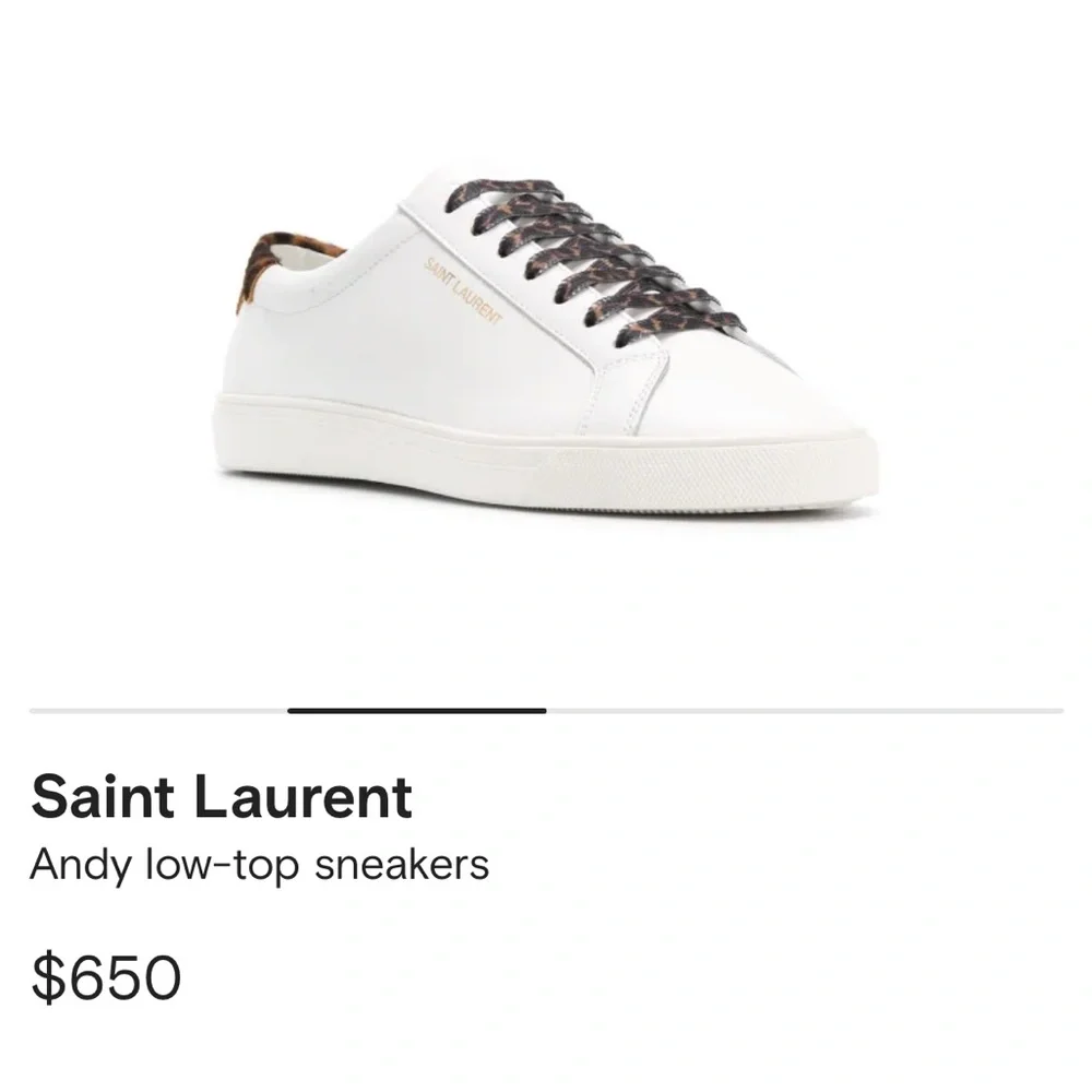 Saint Laurent Andy low-top sneakers - Picture 2 of 4